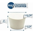 thumbnail image 3 of Fermentation Rubber Stoppers Solid Bungs - #6.5 Rubber Stopper - 4 Pack, 3 of 6