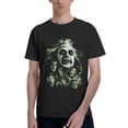thumbnail image 4 of Camiseta de algodón de manga larga personalizada de la película B-Beetlejuice para hombre, estilo vintage, con fantasma espeluznante, 4 of 5