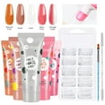 thumbnail image 3 of Kit de Gel Cristalino PTV125 para Extensión de Uñas, Incluye Moldes y Herramientas, Fácil de Aplicar, Ideal para Diseños Artísticos en Uñas Naturales o Artificiales, Uso Profesional o Personal., 3 of 7