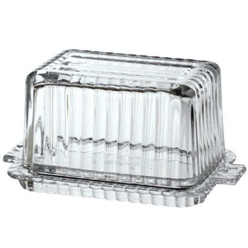 Anchor Hocking Fire King Beveled Glass Butter Dish Walmart Com Walmart Com