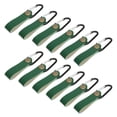 thumbnail image 2 of 12 ganchos de pared de cuero sintético, 5 kg de carga, resistentes, duraderos, de amplia aplicación, para dormitorio y cocina, color verde, 2 of 14