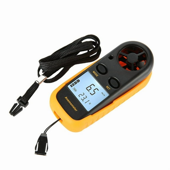 Anemometer Wind Speed Tester Industrial Agriculture Digital Anemometer Backlight Display Five Types of Wind Speed Units