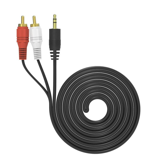 3.5MM Jack Male to RCA Male 3.5MM Audio Cable Aux Cable for Mp3 Computer Sound Amplifier