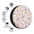 thumbnail image 4 of Salouo Funny Chicken Print Spare Tire Cover 14-17 inch Spare Tire Protector Universal Tough Tire Wheel Cover for Trailer SUV and Truck-16 inch, 4 of 6