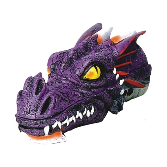 Purple Dragon Head 11" Incense Stick and Cone Burner