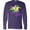 Purple, variant on Inktastic Party Gras Mardi Gras Jester Hat Long Sleeve T-Shirt