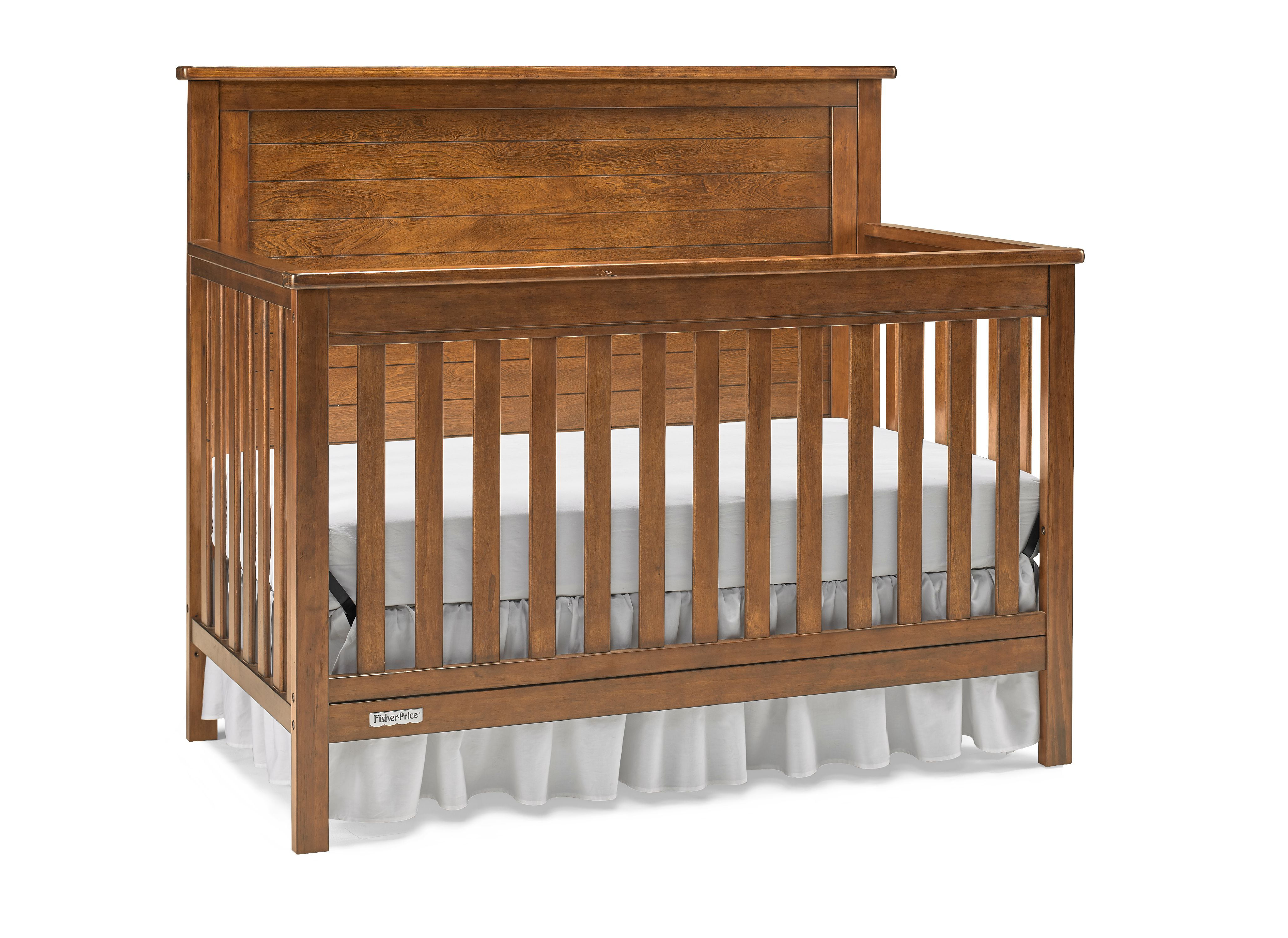 Fisher-Price Paxton 4-in-1 Convertible Crib Vintage Grey 