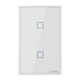 thumbnail image 1 of Riwcyla T2US2C,TX 2 Gang Smart WiFi Wall Switch 433MHz RF Remote Control APPTouch Control Timer Standard Panel Smart Switch Compatible with HomeNest &, 1 of 6