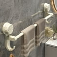 thumbnail image 4 of onlyliua Liquidación Zapatero de Pared Sin Perforaciones para Baño, Zapatero de Pared para Puerta de Baño, 4 of 7