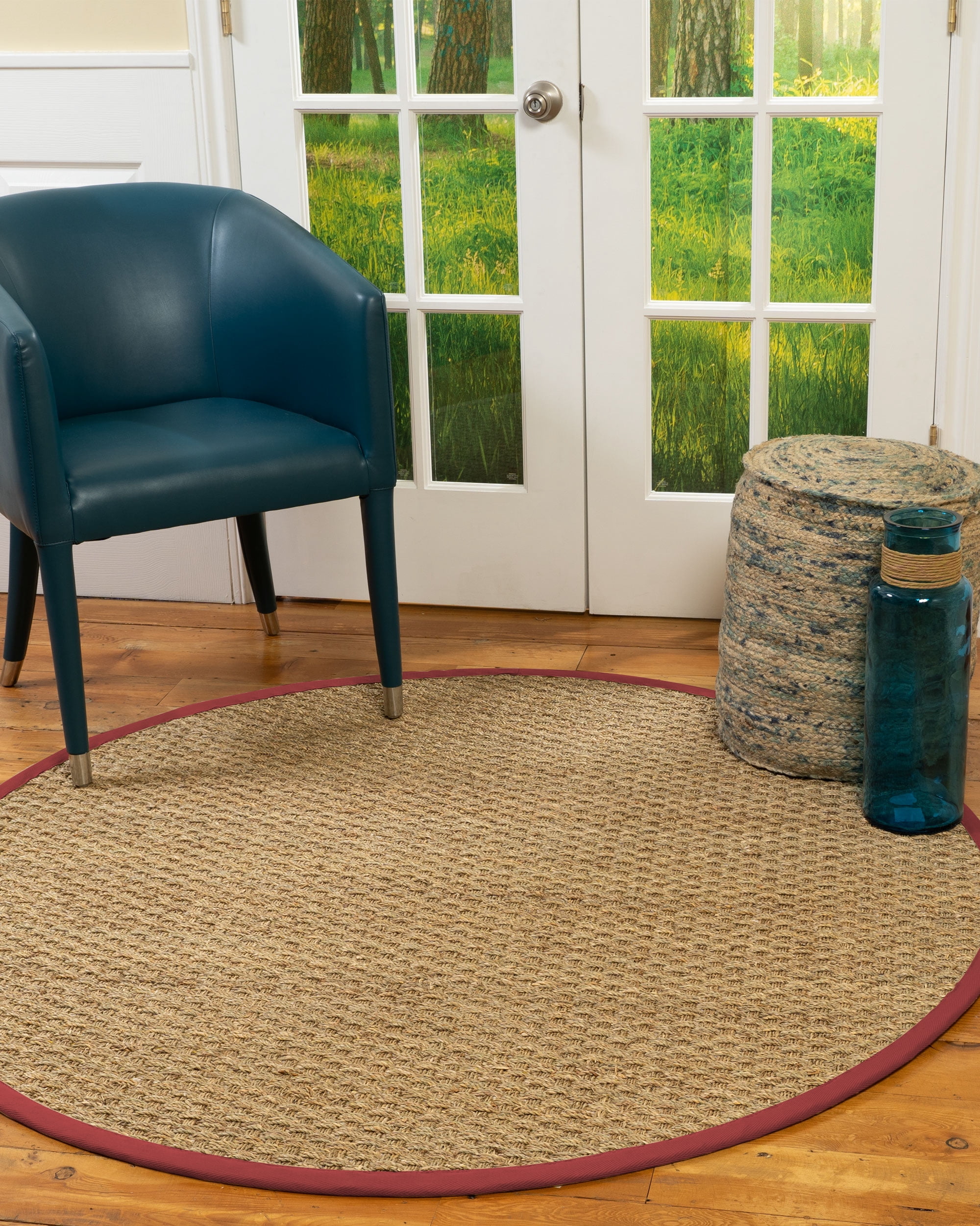 Natural Area Rugs Basketweave Custom Seagrass Rug, 10 ...