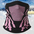 thumbnail image 4 of Bufanda de ciclismo polaina para el cuello bicicleta suave transpirable cara cuello cubierta rosa Cubierta transpirable para el cuello y la cara., 4 of 5