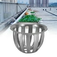 thumbnail image 3 of 2pcs Stainless Steel Round Shape Anti blocking Roof Drain Floor Drain for Garden Balcony(82mm), 3 of 7