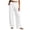 #6White, variant on MYAOYINo Boundaries Womens Cotton Linen Pants High Waisted Wide Leg Loose Fit Pleated Casual Pants