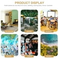 thumbnail image 2 of Mobutofu Synthetic Material Hanging Wood Sign White 2Pcs 11.8X11.8X0.2In, 2 of 8