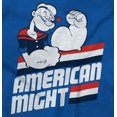 thumbnail image 2 of Popeye The Sailor Man American Might Sweatshirt for Men or Women Brisco Brands S, 2 of 6