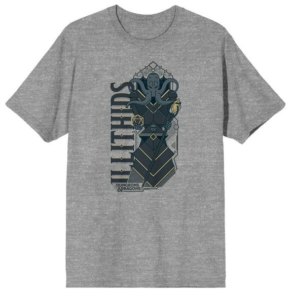 Illithids Dungeons & Dragons Game Men's Athletic Heather Grey Graphic Tee-M