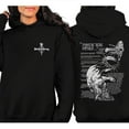 thumbnail image 2 of Forgive Them Father Two-Sided Christian Unisex Pullover Hoodie, Bible Verse Faith and Forgiveness Hooded Sweatshirt for Men and Women, Religious Streetwear, Sizes S–5XL, 2 of 7
