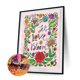 thumbnail image 2 of Cuadros Decorativos Diamante pintura 5D DIY flor hierba parcial especial taladro Rhinestone Kit Tmvgtek embutido en tela, 2 of 9
