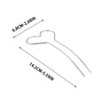 thumbnail image 5 of Metal Hairpin – Modern Minimalist, Hair Stick, For Bun – For Women – 1pc, 5 of 7