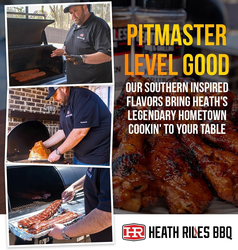 Heath Riles BBQ Sweet Barbecue Sauce, Champion Pitmaster Recipe, Bottle 16 oz.