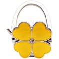 thumbnail image 1 of JewelBeauty Crochet Pliable pour Sac à Main Design Trèfle à Quatre Feuilles (Jaune), 1 of 3