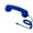 Blue Type, variant on Retro Phone For Cell Phone, Type‑C Vintage Retro Telephone Handset With Built‑in Microphone, Comfort Grip Handheld Receiver For Video Calls And Office Meetings