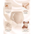 thumbnail image 5 of INNERSY Seamless Silky Underwear for Women No Show Hipster Panties 3 Pack(L,Classic), 5 of 9