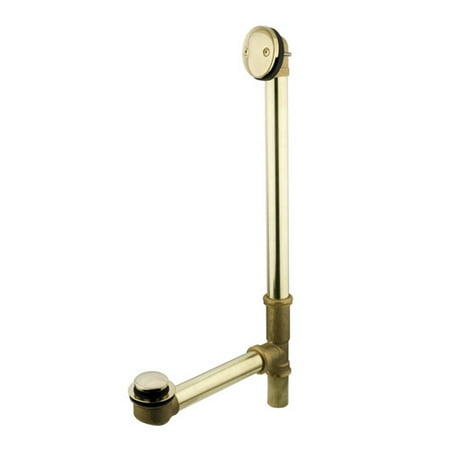UPC 663370195693 product image for Kingston Brass PDTT2202 20in Tub Waste and Overflow with Tip Toe Drain Polished  | upcitemdb.com