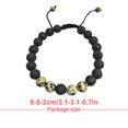 thumbnail image 2 of Bracelets Assortis Mode Réglable Noir Mat Roches Diffuseur Bracelet Perles de Prière Femmes Accessoires Cadeaux pour Hommes Balmatin, 2 of 6