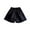 Black, variant on oqasdz Girls Shorts Children Casual College Loose Shorts Elastic Waist Wide Leg Solid Color Sports Shorts Size 4 Y-5 Y