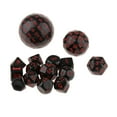thumbnail image 5 of de dados digitales de 15 piezas de varios enseñanza D60 D30 D24 D20 D16 D12 D10 D8 D7 D5 D4 - Rojo Yotijar Dados poliédricos, 5 of 5
