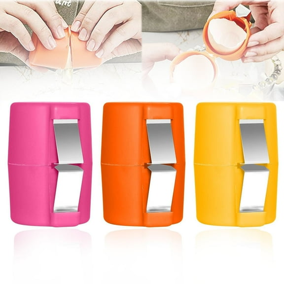3Pcs Egg Shell Opener, 2025 New Egg Cracker Tool for Raw Eggs, Hard Boiled Egg Peeler Egg Cube Egg Separator Handheld, Stainless Steel Eggshell Breaker Egg Shell Cutter Kitchen Gadgets
