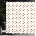 thumbnail image 3 of Ambesonne Fruit Shower Curtain, Honeydew Melons Pattern Art, 69"Wx75"L, Persian Orange and Camel, 3 of 4