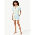 thumbnail image 4 of Joyspun Women's Woven Sleep Shorts, Sizes S to 3X, 4 of 5