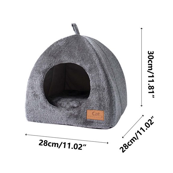 Yoziaaoa 3 Pcs Soft Cats Cave Dogs Cat Beds for Indoor Calming Dog Beds for Small Dogs Pet Bed Mat Washable Dog Cat Bed Fits 5.51LB Puppy Or Small Pet Supplies Birthday Gifts for Men Women