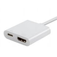 thumbnail image 3 of Monoprice Select Series USB-C to HDMI & USB-C (F) Dual Port Adapter 115244, 3 of 5