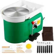 BENTISM Pottery Wheel Machine 11, 0-300rpm Ceramic Wheel, 350w Foot Pedal Shaping Tools 1pc Apron