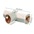thumbnail image 3 of Pet for Cat Tunnel Tube for Cat Toys for T Shape 3 Way Foldable Collapsible for Indoor Kitty Bored Toy Hole Ball Puppy K, 3 of 4