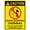 Warning Sign 5, variant on Caution Crane Operating Overhead Sign, 8"x12" Workplace Metal Tin Sign, Industrial & Commercial Safety Warning Signage