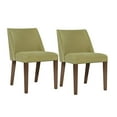 thumbnail image 1 of Chaises Nido Gain de Place Brun Moyen - Vert (RTA) - Ensemble de 2, 1 of 8