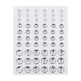 thumbnail image 4 of Hello Hobby Clear Round Adhesive Gemstones Stickers, 60 Piece Scrapbooking Embellishments, 4 of 5