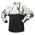 thumbnail image 2 of Unisex Spirit Jersey Black Boston Bruins Crystal Half Dye Long Sleeve T-Shirt, 2 of 3