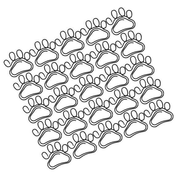 50 Pcs Office Paperclips Document Bulk Binder Tarp Black