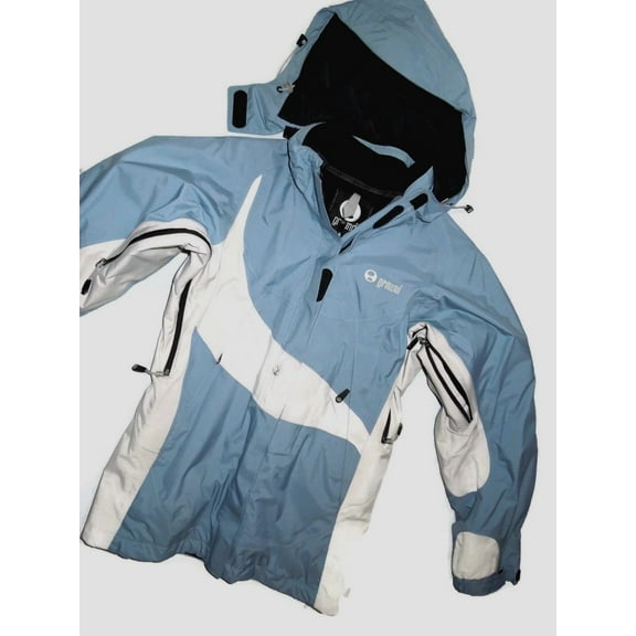 Ground Descent Womens padded ski snowboard blue Jacket size XS