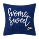 thumbnail image 4 of Fundas de almohada para exteriores, juego de 4 en azul marino y blanco, cremallera oculta, estampado de dalias en azul polvoriento por ambos lados, aptas para decoración de interiores y uso en, 4 of 6