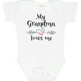 thumbnail image 3 of Inktastic My Grandma Loves Me Heart Grandchild Boys or Girls Baby Bodysuit, 3 of 5