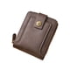 thumbnail image 1 of Minnieouse Cartera pequeña para hombres - Cuero fácil de llevar Artesanía exquisita Vintage PU Cartera corta Monedero Hombres Gran capacidad Carteras Marrón claro, 1 of 6
