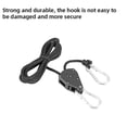 thumbnail image 3 of 4pcs Awning Wind Rope 8 Inch Adjustable Lanyard Hanging for Tent Fan Grow Plant Lamp Pulley Ropes Pulley Lifting Pulley Hook, 3 of 7