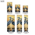 thumbnail image 3 of Frosted Glass Window Film Privacy Films Static Clings Uv Protection Sun Blocking Window decal Kit for Home Bathroom Office Two Blue Herons Standing, 3 of 4
