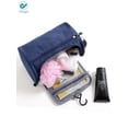 thumbnail image 6 of Deago Hanging Travel Toiletry Bag - Travel Toiletries Bath Bag, Bathroom Bag for Traveling - Shower Bags for Men and Women "Navy", 6 of 7